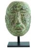 ANCIENT PRE COLUMBIAN AMERICA JADE OLMEC MASK PIC-0