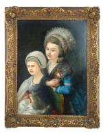ANTIQUE FRENCH PAINTING AFTER  JEAN MARC NATTIER