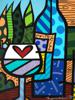 LIMITED ED GICLEE ON CANVAS PRINT BY ROMERO BRITTO PIC-1