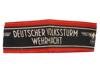 WWII NAZI GERMAN VOLKSSTURM WEHRMACHT ARMBAND PIC-0