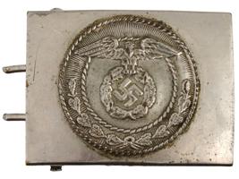 WWII NAZI GERMAN SS LUFTWAFFE OFFICERS BELT BUCKLE