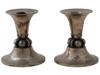 MID 20TH CEN LA PAGLIA STERLING SILVER CANDLE STICKS PIC-0