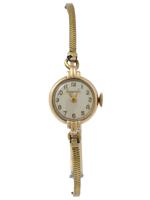 VINTAGE TIFFANY AND CO 14K GOLD WOMENS WRISTWATCH