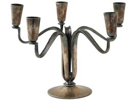 VINTAGE DANISH SILVER CANDELABRA OR CANDLE HOLDER