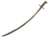 19TH CEN POLISH HUSSAR KARABELA SWORD BLACK SABER PIC-0