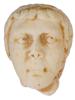 ROMAN CARVED MARBLE HEAD WITH FINE DETAILING PIC-0