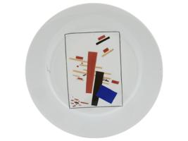 RUSSIAN PORCELAIN PLATE AFTER KAZIMIR MALEVICH