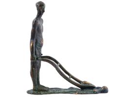 BRONZE MODERNIST SCULPTURE BY HENRI LOUIS BOUCHARD