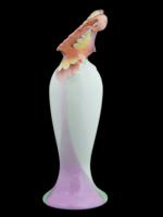 VINTAGE FRANZ JEN WOO PORCELAIN BUTTERFLY VASE