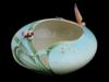 VINTAGE FRANZ JEN WOO PORCELAIN BUTTERFLY VASE PIC-0