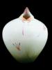 VINTAGE FRANZ JEN WOO PORCELAIN BUTTERFLY VASE PIC-0