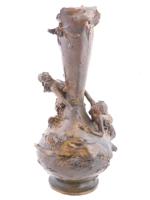 ANTIQUE ART NOUVEAU BRONZE VASE BY IGNAZ MANSCH