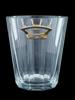 VTG FRENCH BACCARAT CRYSTAL ICE BUCKET BRONZE HANDLES PIC-2