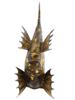 VTG JAPANESE BRONZE GOLD LEAF DRAGON FISH FIGURE PIC-2