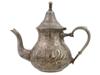 ANTIQUE MOROCCAN BERRADA BROTHERS SILVER PLATED TEAPOT PIC-1