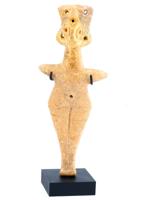 ANCIENT SYRO HITTITE TERRACOTTA BIRD FACED ASTARTE