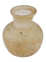 ANCIENT ROMAN GLASS JAR 1ST OR 2ND CENTURY AD