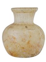 ANCIENT ROMAN GLASS JAR 1ST OR 2ND CENTURY AD