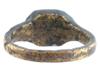 ANCIENT ROMAN BRONZE RING WITH MILITARY ENGRAVINGS PIC-5