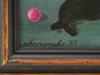 ATTR TO GERTRUDE ABERCROMBIE AMERICAN CAT OIL PAINTING PIC-2