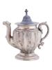 19TH C VICTORIAN PEWTER DRAGON SHAPED TEAPOT PIC-0