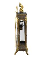 ANTIQUE FRENCH ROCOCO BOULLE INLAID CLOCK CA 1890