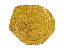 ANTIQUE ISLAMIC SAFFARID FRACTIONAL DINAR 18K GOLD COIN