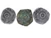 ISLAMIC FATIMID AL AZIZ NIZAR SILVER DIRHAM COINS PIC-0