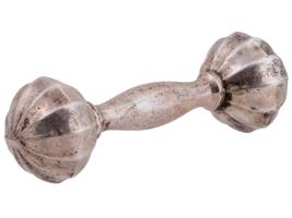 AMERICAN ANTIQUE SILVER BABY RATTLE BY WEBSTER