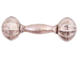 AMERICAN ANTIQUE SILVER BABY RATTLE BY WEBSTER