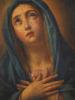 ANTIQUE VIRGIN MARY OIL PAINTING AFTER GUIDO RENI PIC-1