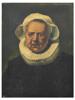 ANTIQUE DUTCH PORTRAIT OIL PAINTING AFTER REMBRANDT PIC-0