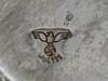 WWII NAZI GERMAN ERA SS WAFFEN METAL BPLATE MARKED PIC-4