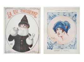 ANTIQUE FRENCH PRINTS F LA VIE PARISIENNE MAGAZINE