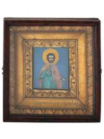 ANTIQUE RUSSIAN ICON OF SAINT MAXIMUS IN KIOT