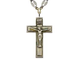 RUSSIAN ORTHODOX PRIESTS CROSS CHAIN NECKLACE