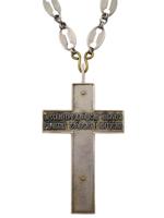 RUSSIAN ORTHODOX PRIESTS CROSS CHAIN NECKLACE