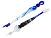 TWO ITALIAN JUDAICA MURANO GLASS TORAH POINTERS PIC-1