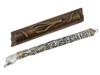 JUDAICA SILVER PLATED TORAH POINTER AND MEZUZAH PIC-0