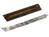 JUDAICA SILVER PLATED TORAH POINTER AND MEZUZAH PIC-1