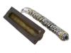 JUDAICA SILVER PLATED TORAH POINTER AND MEZUZAH PIC-3