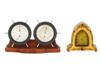 VINTAGE TABLE CLOCKS THERMOMETER AND BAROMETER PIC-2