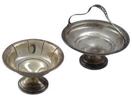 AMERICAN WEIGHTED STERLING SILVER FRUIT BOWLS