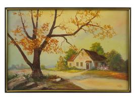 AMERICAN LANDSCAPE OIL PAINTING BY EARL COLLINS