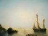 EUROPEAN SCHOOL HARBOR SEASCAPE OIL PAINTING FRAMED PIC-1