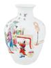 LARGE CHINESE REPUBLIC FAMILLE ROSE PORCELAIN VASE PIC-4