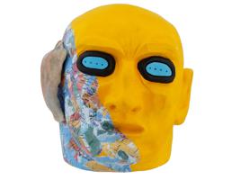 ATTR TO DAVID WOJNAROWICZ AMERICAN HEAD SCULPTURE