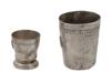 TWO WWII NAZI GERMAN ERA WAFFEN SS CUPS BY WISKEMANN PIC-1