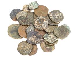 COLLECTION OF ANCIENT BYZANTINE AND ROMAN COINS