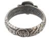 GERMAN WWII TYPE SS HONOR SILVER RING PIC-5